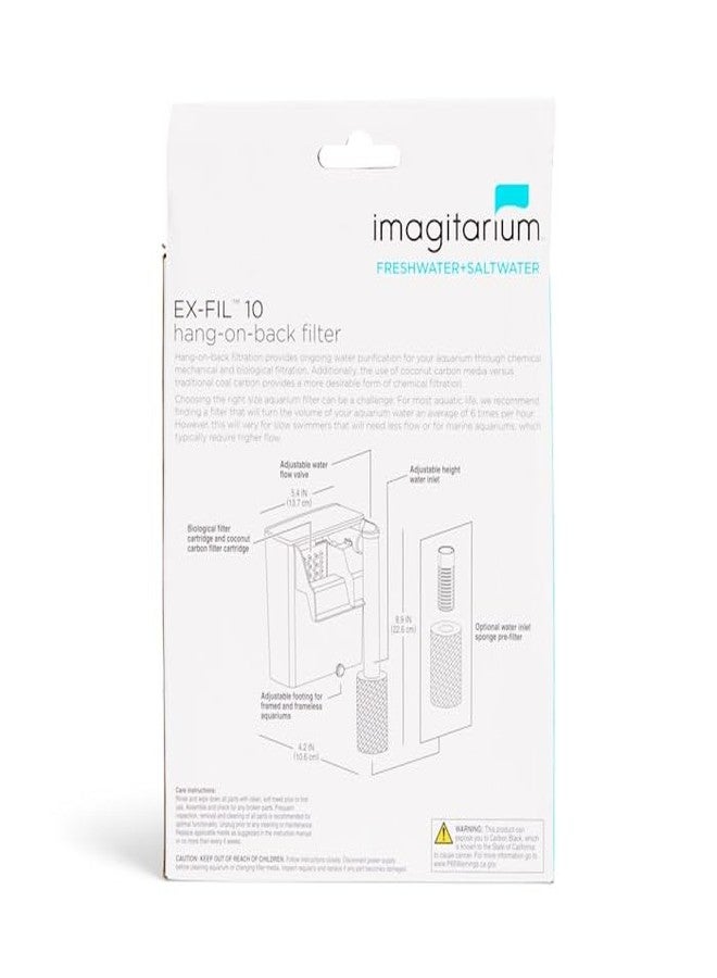 imagitarium EX-FIL 10 Hang-On-Back Filter 10 Gallons - Image 2